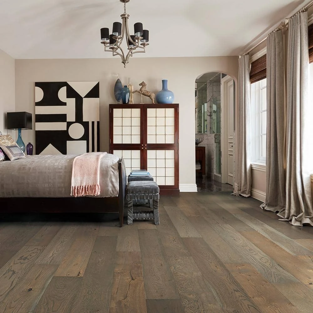 French Oak DAYTONA 9/16 in. Thick x 8.66 in. Wide x Varying Length Engineered Hardwood Flooring (1,357 sq. ft./pallet) by Malibu Wide Plank 4 French Oak DAYTONA 9/16 in. Thick x 8.66 in. Wide x Varying Length Engineered Hardwood Flooring (1,357 sq. ft./pallet) by Malibu Wide Plank - Image 2