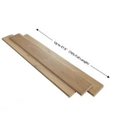 French Oak Delano 3/8 in. T x 6-1/2 in. Wide x Varying Length Eng Click Hardwood Flooring (945.50 sq. ft. / pallet) by Malibu Wide Plank -Malibu Wide Plank Shop delano malibu wide plank engineered hardwood hdmrcl234efp 1f 1000