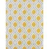 Uptown Shag Geometric Gold 8 ft. x 10 ft. Indoor Area Rug by Tayse Rugs -Malibu Wide Plank Shop gold tayse rugs area rugs upt1010 8x10 64 1000