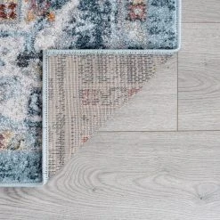 Wakefield Oriental Gray Blue 9 ft. x 12 ft. Indoor Area Rug by Tayse Rugs -Malibu Wide Plank Shop gray blue tayse rugs area rugs wfl4161 9x12 1f 1000