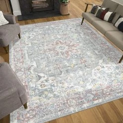 Addison Oriental Gray 8 ft. x 10 ft. Indoor Area Rug by Tayse Rugs 15 Addison Oriental Gray 8 ft. x 10 ft. Indoor Area Rug by Tayse Rugs -Malibu Wide Plank Shop gray tayse rugs area rugs add2009 8x10 31 1000