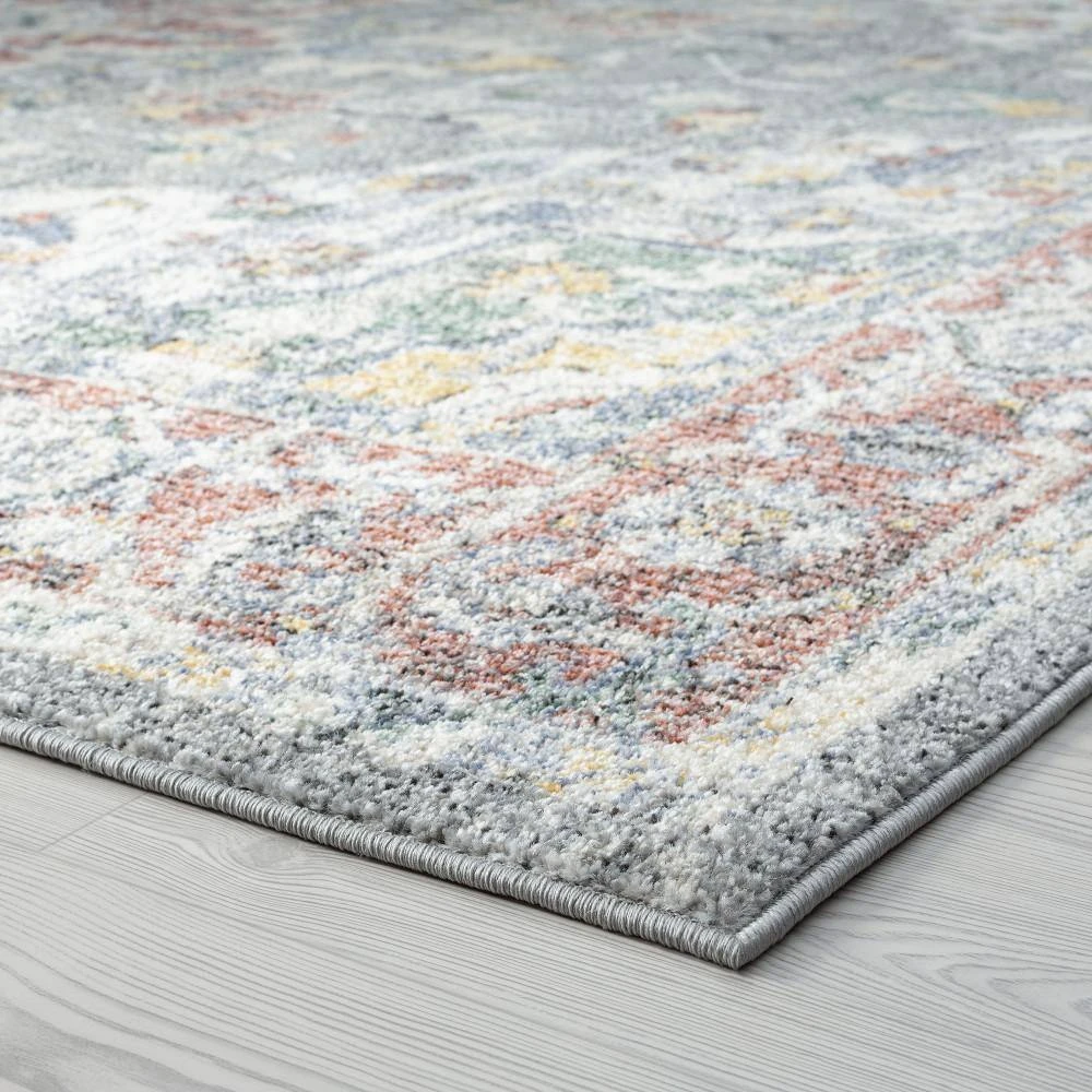 Addison Oriental Gray 8 ft. x 10 ft. Indoor Area Rug by Tayse Rugs 5 Addison Oriental Gray 8 ft. x 10 ft. Indoor Area Rug by Tayse Rugs - Image 3