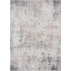 Diamond Abstract Gray 9 ft. x 12 ft. Indoor Area Rug by Tayse Rugs
