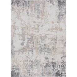 Diamond Abstract Gray 9 ft. x 12 ft. Indoor Area Rug by Tayse Rugs