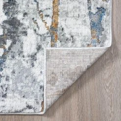 Hillside Abstract Gray 8 ft. x 10 ft. Indoor Area Rug by Tayse Rugs -Malibu Wide Plank Shop gray tayse rugs area rugs hls1609 8x10 1f 1000