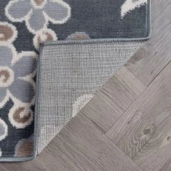 Hampton Floral Gray 8 ft. x 10 ft. Indoor Area Rug by Tayse Rugs -Malibu Wide Plank Shop gray tayse rugs area rugs hmp4309 8x10 4f 1000