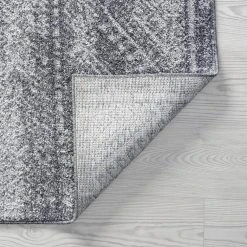 Maya Moroccan Gray 9 ft. x 12 ft. Indoor Area Rug by Tayse Rugs -Malibu Wide Plank Shop gray tayse rugs area rugs may1109 9x12 4f 1000