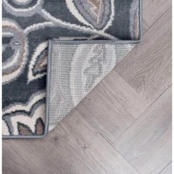 Madison Floral Gray 8 ft. x 10 ft. Indoor Area Rug by Tayse Rugs -Malibu Wide Plank Shop gray tayse rugs area rugs mdn3409 8x10 4f 1000