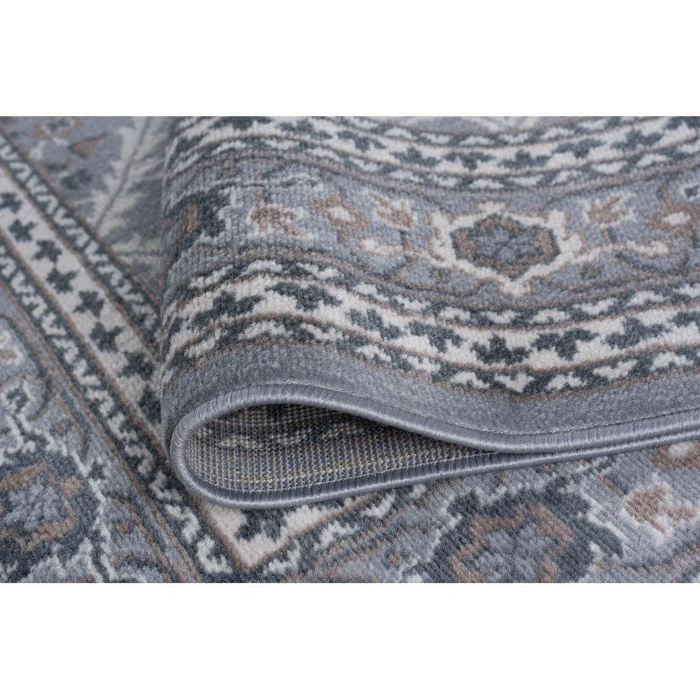 Madison Oriental Gray 8 ft. x 10 ft. Indoor Area Rug by Tayse Rugs 7 Madison Oriental Gray 8 ft. x 10 ft. Indoor Area Rug by Tayse Rugs - Image 5