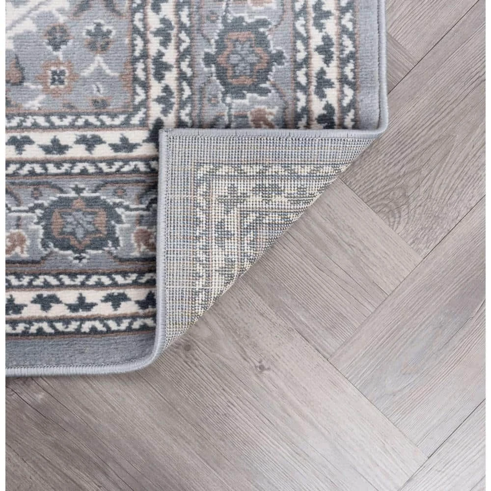 Madison Oriental Gray 8 ft. x 10 ft. Indoor Area Rug by Tayse Rugs 6 Madison Oriental Gray 8 ft. x 10 ft. Indoor Area Rug by Tayse Rugs - Image 4