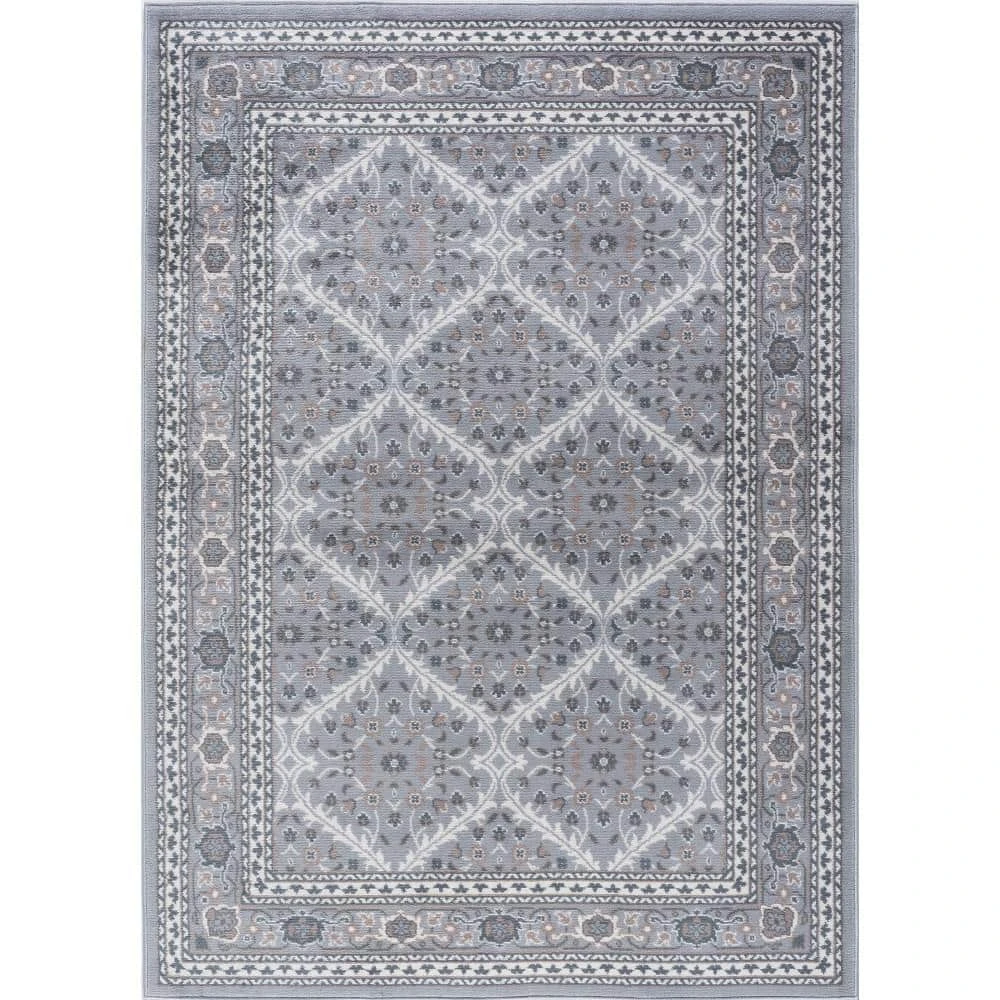 Madison Oriental Gray 8 ft. x 10 ft. Indoor Area Rug by Tayse Rugs 3 Madison Oriental Gray 8 ft. x 10 ft. Indoor Area Rug by Tayse Rugs