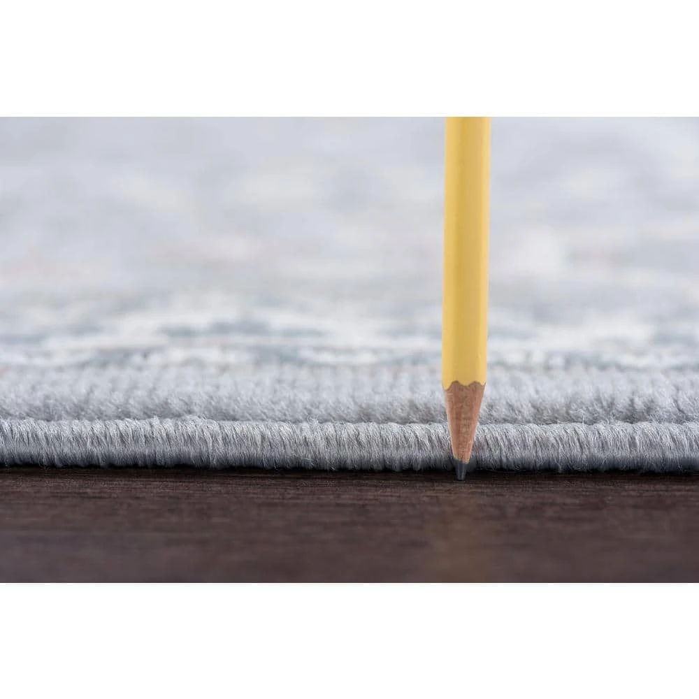 Madison Oriental Gray 8 ft. x 10 ft. Indoor Area Rug by Tayse Rugs 4 Madison Oriental Gray 8 ft. x 10 ft. Indoor Area Rug by Tayse Rugs - Image 2