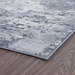 Nexus Abstract Gray 9 ft. x 12 ft. Indoor Area Rug by Tayse Rugs -Malibu Wide Plank Shop gray tayse rugs area rugs nex2000 9x12 c3 1000