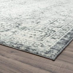 Tuscany Oriental Gray 8 ft. x 10 ft. Indoor Area Rug by Tayse Rugs -Malibu Wide Plank Shop gray tayse rugs area rugs tus1009 8x10 c3 1000