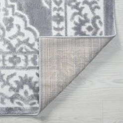 Wyatt Floral Gray 5 ft. x 8 ft. Indoor Area Rug by Tayse Rugs -Malibu Wide Plank Shop gray tayse rugs area rugs wyt1109 5x8 4f 1000