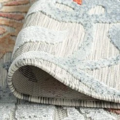 Tropic Floral Gray 9 ft. x 12 ft. Indoor/Outdoor Area Rug by Tayse Rugs -Malibu Wide Plank Shop gray tayse rugs outdoor rugs trp1409 9x12 1f 1000