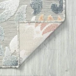 Tropic Floral Gray 9 ft. x 12 ft. Indoor/Outdoor Area Rug by Tayse Rugs -Malibu Wide Plank Shop gray tayse rugs outdoor rugs trp1409 9x12 4f 1000