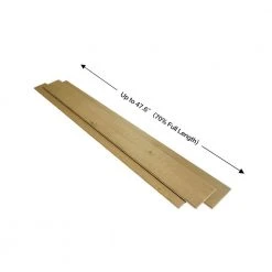 French Oak Half Moon 3/8 in. T x 4 in. and 6 in. W x Varying L Engineered Click Hardwood Flooring(793.94 sq. ft./pallet) by Malibu Wide Plank -Malibu Wide Plank Shop half moon malibu wide plank engineered hardwood hdmscl384efp 1f 1000