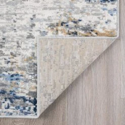 Yardley Abstract Indigo 5 ft. x 8 ft. Indoor Area Rug by Tayse Rugs -Malibu Wide Plank Shop indigo tayse rugs area rugs yrd1001 5x8 4f 1000