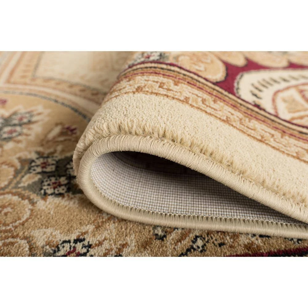 Sensation Ivory 5 ft. x 7 ft. Traditional Area Rug by Tayse Rugs 8 Sensation Ivory 5 ft. x 7 ft. Traditional Area Rug by Tayse Rugs - Image 6