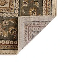 Sensation Border Ivory 8 ft. x 11 ft. Indoor Area Rug by Tayse Rugs -Malibu Wide Plank Shop ivory tayse rugs area rugs sns4722 8x11 66 1000