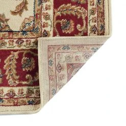 Sensation Border Ivory 8 ft. x 11 ft. Indoor Area Rug by Tayse Rugs -Malibu Wide Plank Shop ivory tayse rugs area rugs sns4792 8x11 1f 1000