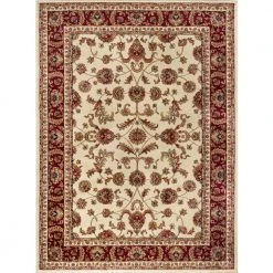 Sensation Border Ivory 8 ft. x 11 ft. Indoor Area Rug by Tayse Rugs