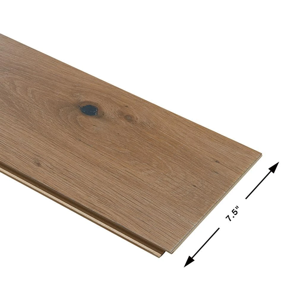 French Oak Key West 1/2 in. T x 7.5 in. W x Varying Length Engineered Click Hardwood Flooring (23.44 sq. ft./case) by Malibu Wide Plank 7 French Oak Key West 1/2 in. T x 7.5 in. W x Varying Length Engineered Click Hardwood Flooring (23.44 sq. ft./case) by Malibu Wide Plank - Image 5