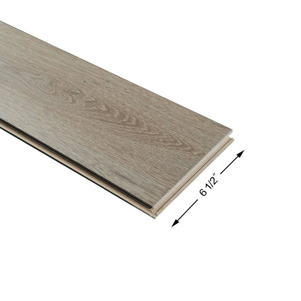 French Oak La Playa 3/8 in. T x 6-1/2 in. W x Varying Length Eng Click Hardwood Flooring (945.50 sq. ft. / pallet) by Malibu Wide Plank 8 French Oak La Playa 3/8 in. T x 6-1/2 in. W x Varying Length Eng Click Hardwood Flooring (945.50 sq. ft. / pallet) by Malibu Wide Plank - Image 6