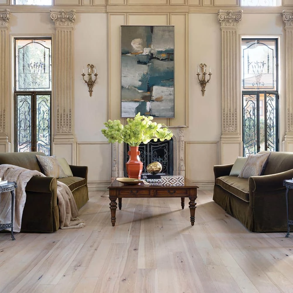Hickory Crescent 1/2 in. T x 5 in. and 7 in. W x Varying Length Engineered Hardwood Flooring (24.93 sq. ft./case) by Malibu Wide Plank 4 Hickory Crescent 1/2 in. T x 5 in. and 7 in. W x Varying Length Engineered Hardwood Flooring (24.93 sq. ft./case) by Malibu Wide Plank - Image 2