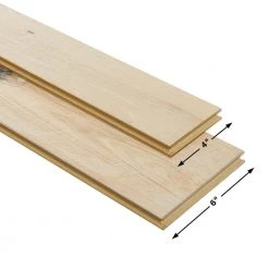 Hickory Mandalay 3/8 in. T x 4 in. and 6 in. W x Varying L Engineered Click Hardwood Flooring (19.84 sq. ft./case) by Malibu Wide Plank -Malibu Wide Plank Shop mandalay malibu wide plank engineered hardwood hdmscl452ef 44 1000