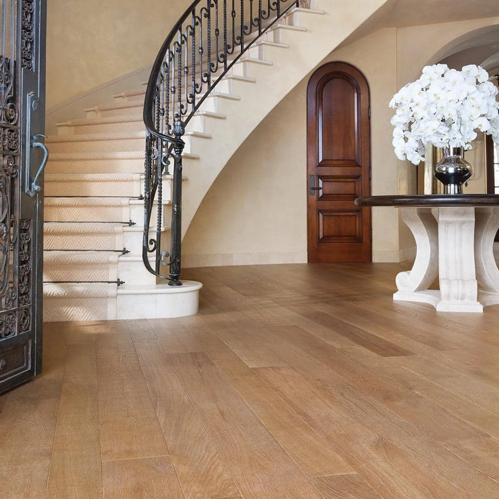 French Oak Montara 1/2 in. T x 5 in. and 7 in. W x Varying Length Engineered Hardwood Flooring (24.93 sq. ft./case) by Malibu Wide Plank 4 French Oak Montara 1/2 in. T x 5 in. and 7 in. W x Varying Length Engineered Hardwood Flooring (24.93 sq. ft./case) by Malibu Wide Plank - Image 2