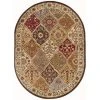 Elegance Abstract Multi-Color 7 ft. x 10ft. Oval Indoor Area Rug by Tayse Rugs