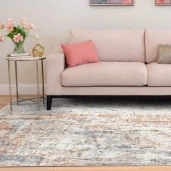 Allure Abstract Multi-Color 8 ft. x 10 ft. Indoor Area Rug by Tayse Rugs -Malibu Wide Plank Shop multi color tayse rugs area rugs all1501 8x10 fa 1000