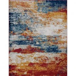 Diamond Abstract Multi-Color 8 ft. x 10 ft. Indoor Area Rug by Tayse Rugs