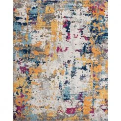 Dynamic Abstract Multi-Color 8 ft. x 10 ft. Indoor Area Rug by Tayse Rugs