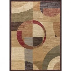 Elegance Geometric Multi-Color 5 ft. x 7 ft. Indoor Area Rug by Tayse Rugs