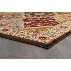 Elegance Multi 8 ft. x 10 ft. Traditional Area Rug by Tayse Rugs -Malibu Wide Plank Shop multi color tayse rugs area rugs elg5120 8x10 d4 1000