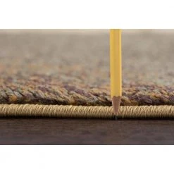 Elegance Multi 5 ft. x 7 ft. Contemporary Area Rug by Tayse Rugs -Malibu Wide Plank Shop multi color tayse rugs area rugs elg5210 5x7 40 1000