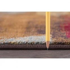 Festival Abstract Multi-Color 8 ft. x 11 ft. Indoor Area Rug by Tayse Rugs -Malibu Wide Plank Shop multi color tayse rugs area rugs fst8900 8x11 40 1000