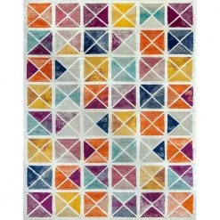 Generation Geometric Multi-Color 9 ft. x 12 ft. Indoor Area Rug by Tayse Rugs