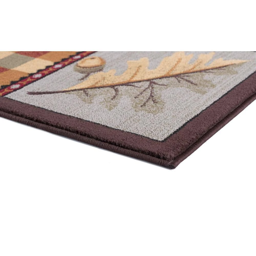 Nature Lodge Multi-Color 4 ft. x 6 ft. Indoor Area Rug by Tayse Rugs 5 Nature Lodge Multi-Color 4 ft. x 6 ft. Indoor Area Rug by Tayse Rugs - Image 3