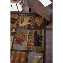 Nature Lodge Multi-Color 4 ft. x 6 ft. Indoor Area Rug by Tayse Rugs 16 Nature Lodge Multi-Color 4 ft. x 6 ft. Indoor Area Rug by Tayse Rugs -Malibu Wide Plank Shop multi color tayse rugs area rugs ntr6568 4x6 fa 1000
