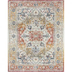 Chelsea Multi 8 ft. x 10 ft. Oriental Indoor Area Rug by Tayse Rugs