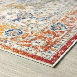 Chelsea Multi 8 ft. x 10 ft. Oriental Indoor Area Rug by Tayse Rugs -Malibu Wide Plank Shop multi tayse rugs area rugs chl1200 8x10 c3 1000