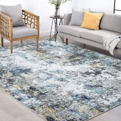 Jaize Abstract Multi 8 ft. x 10 ft. Indoor Area Rug by Tayse Rugs -Malibu Wide Plank Shop multi tayse rugs area rugs jze1101 8x10 31 1000
