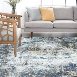 Jaize Abstract Multi 8 ft. x 10 ft. Indoor Area Rug by Tayse Rugs -Malibu Wide Plank Shop multi tayse rugs area rugs jze1101 8x10 44 1000