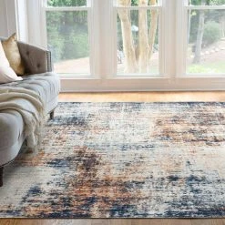 Palazzo Abstract Multi 4 ft. x 6 ft. Indoor Area Rug by Tayse Rugs -Malibu Wide Plank Shop multi tayse rugs area rugs plz2808 4x6 31 1000