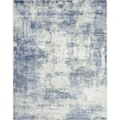 Allure Abstract Navy 8 ft. x 10 ft. Indoor Area Rug by Tayse Rugs