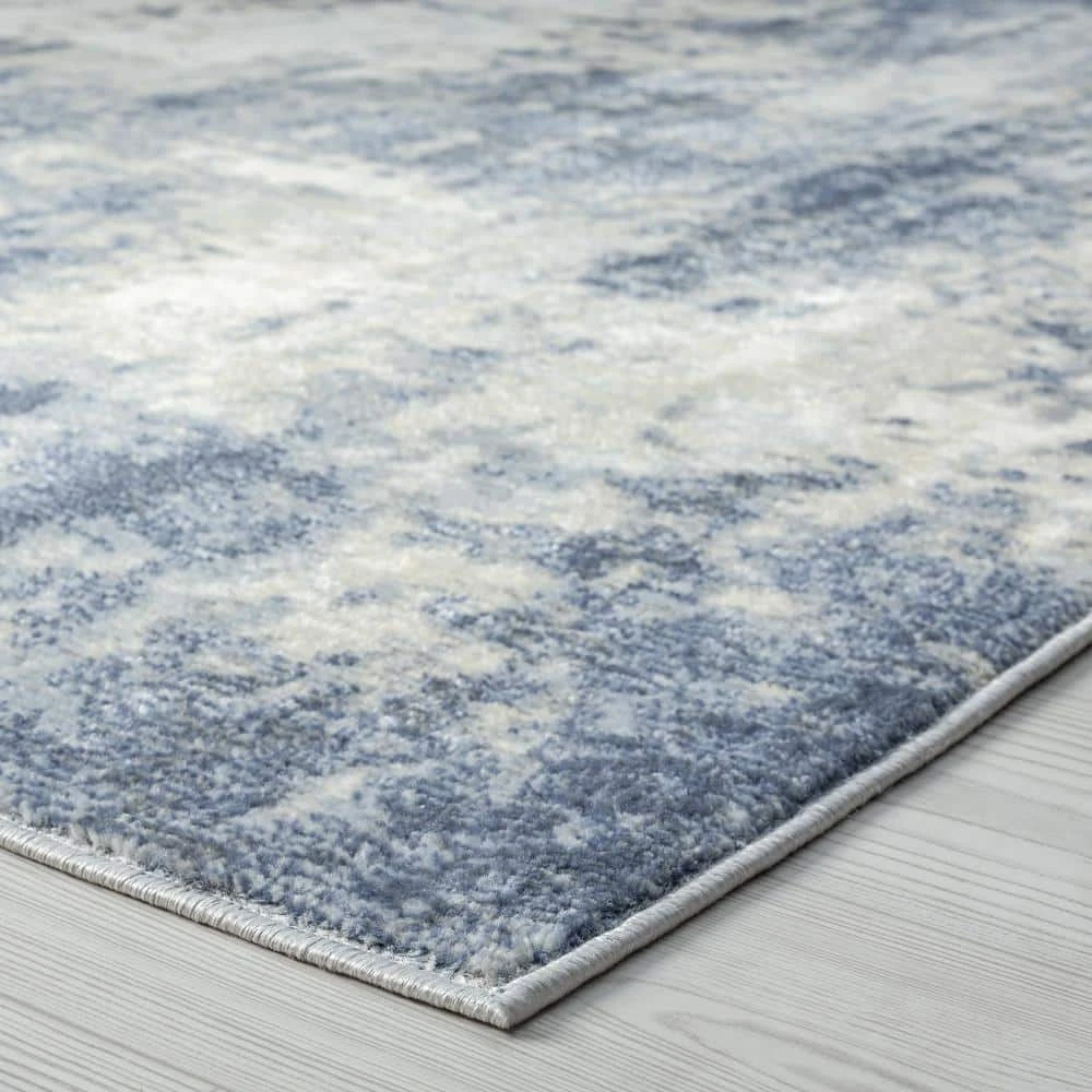 Allure Abstract Navy 8 ft. x 10 ft. Indoor Area Rug by Tayse Rugs 5 Allure Abstract Navy 8 ft. x 10 ft. Indoor Area Rug by Tayse Rugs - Image 3